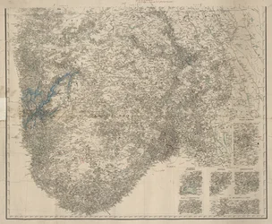 Carte du Sud de la Norvège, sans titre
